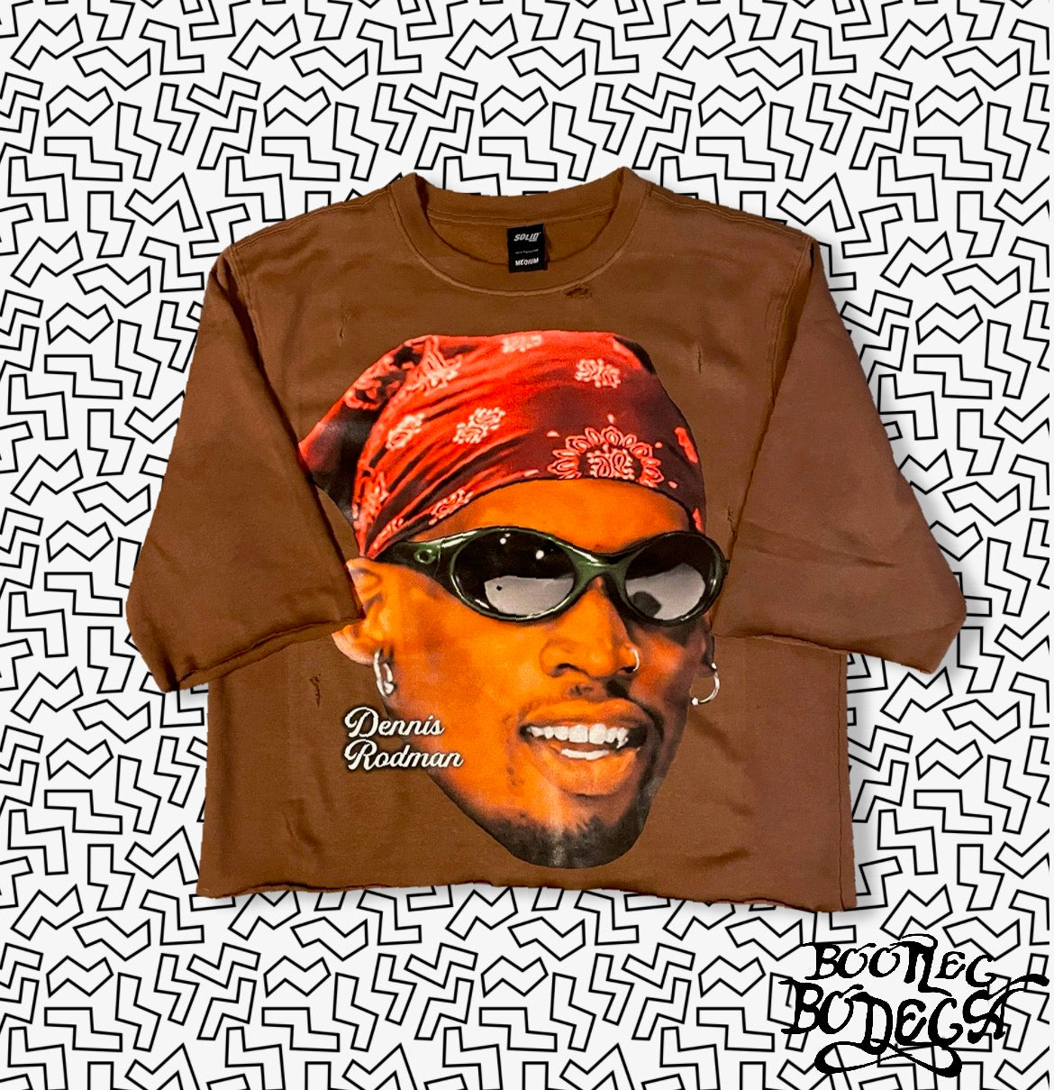 Dennis Rodman Cropped Sweatshirt